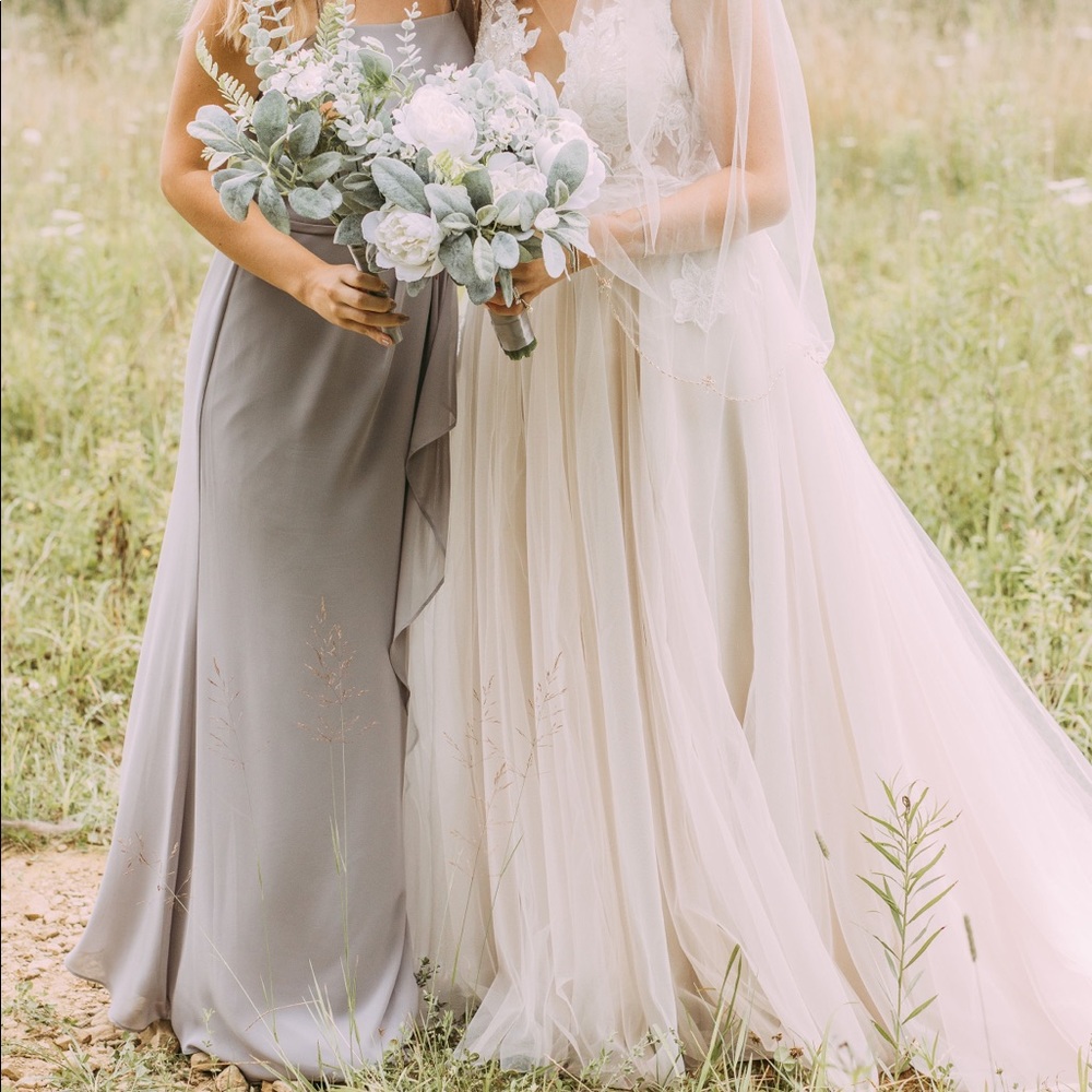 Gray Bridesmaid Dress!